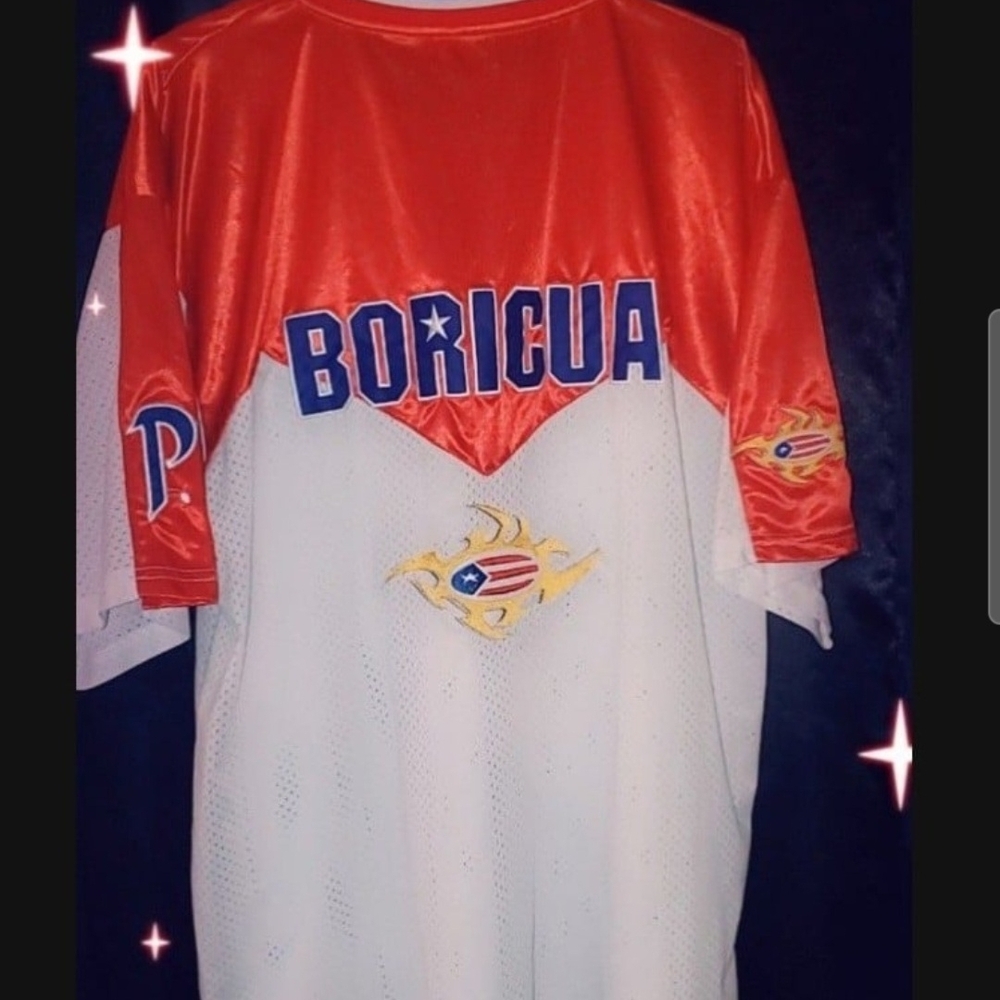 Topia Red and White Jersey